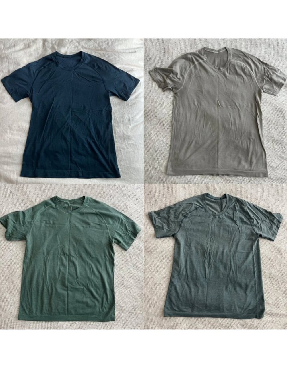 Bundle of 4 Lululemon Metal Vent Tech Short Sleeve Shirts